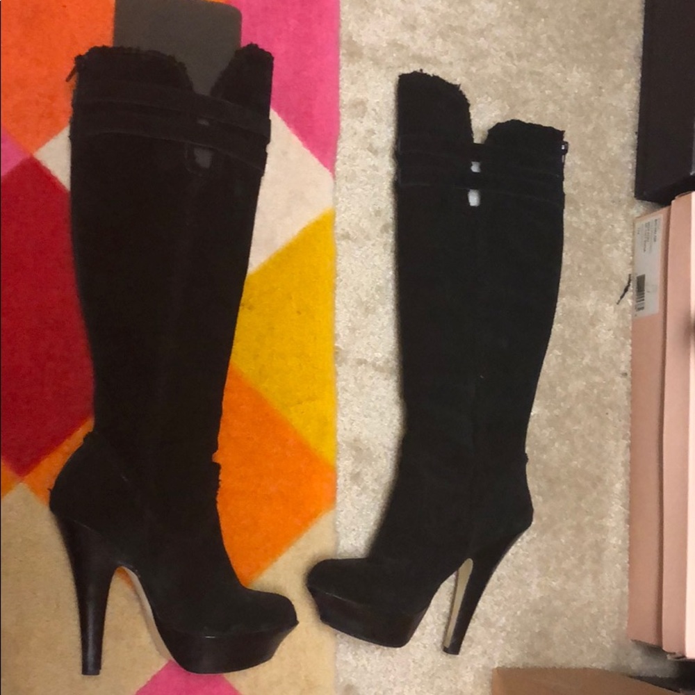 Black Knee Boots (Bebe)